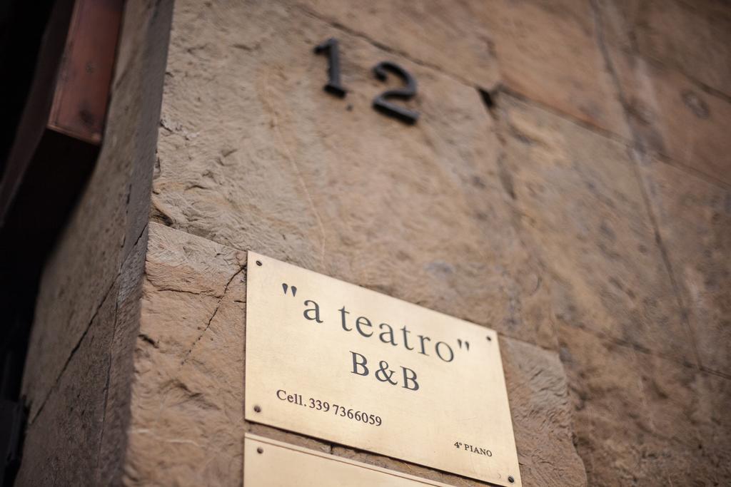 Hotel A Teatro Florencie Exteriér fotografie